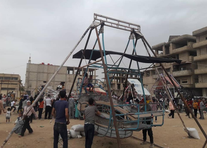 الزعران يفسدون فرحة العيد على أهالي مخيم الحسينية