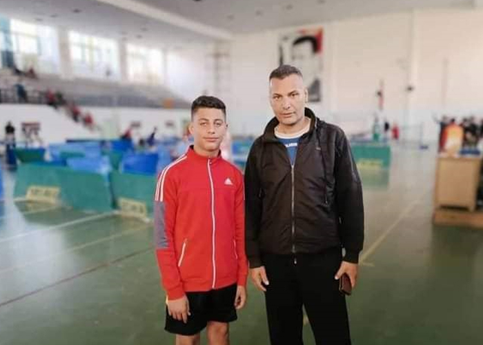 لاجئ فلسطيني من مخيم خان دنون يتأهل لبطولة الجمهورية في كرة الطاولة