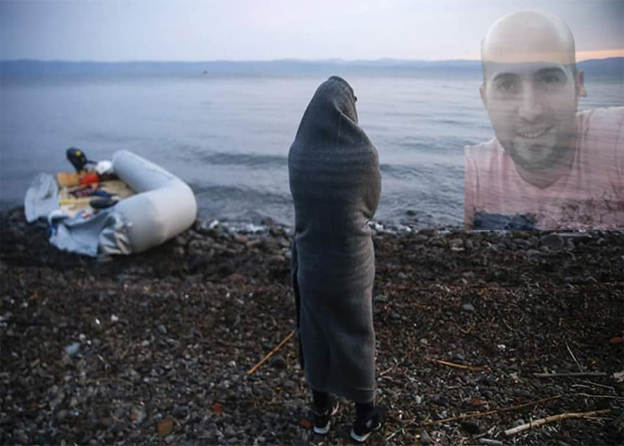 بكلمات تدمي القلب.. أحد أبناء مخيم النيرب يرثي شقيقه الذي مات غرقاً في اليونان 