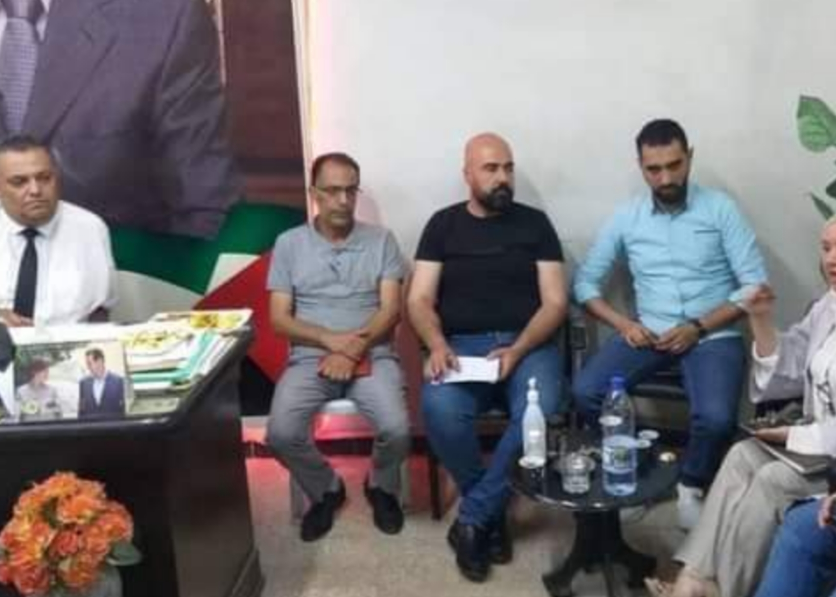 وفد من الهيئة العامة للاجئين الفلسطينيين يزور مخيم العائدين بحمص