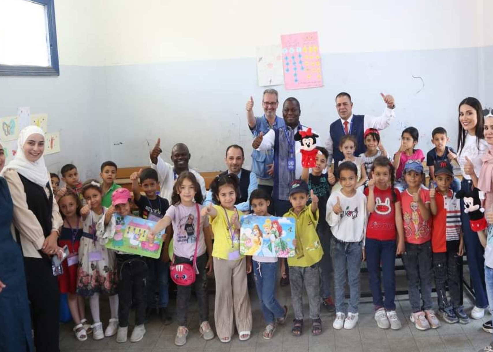 الأونروا. 357 طفلاً من مخيم اليرموك يشاركون في النادي الصيفي بدمشق