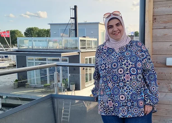 السويد.. مهندسة فلسطينية سورية تشرف على أكبر مشروع لإنشاء بيوت وفلل عائمة 