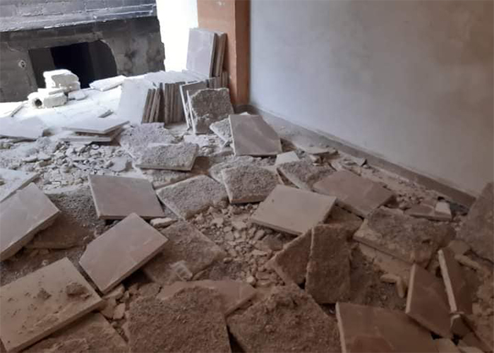 مخيم اليرموك.. استمرار التعفيش والتفنن في سرقة وهدم الممتلكات 