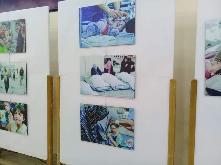 جامعة حلب. الطلبة الفلسطينيون ينظمون معرضاً للصور يوثق انتهاكات الاحتلال  