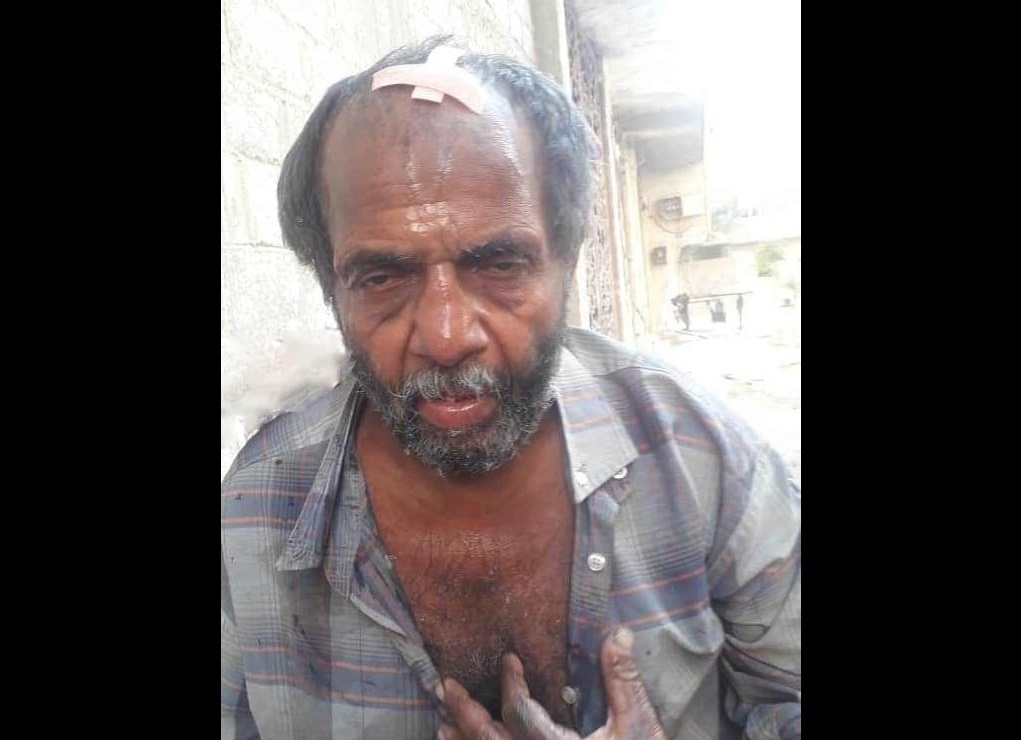 مناشدة. أحد أبناء مخيم اليرموك مشرد في شوارع يلدا