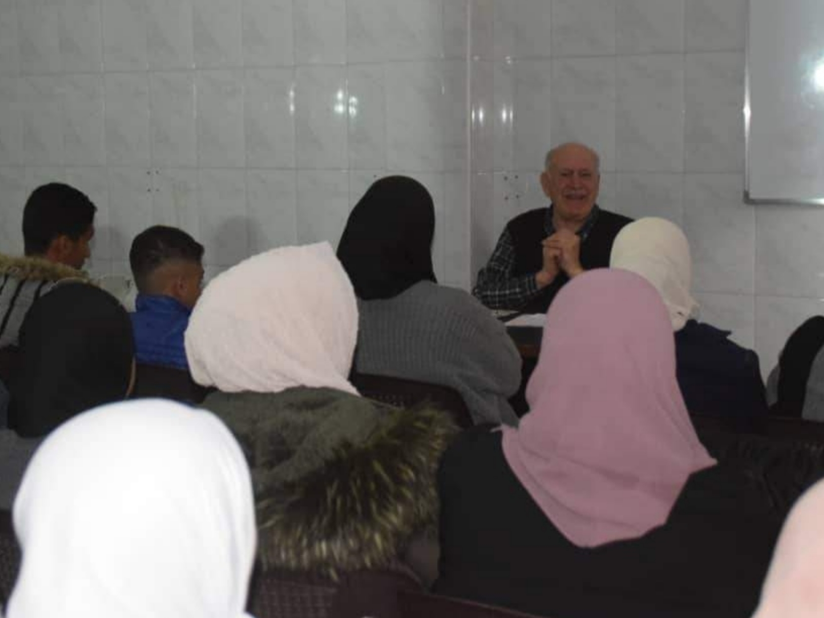  محاضرة توعوية عن المخدرات في مخيم سبينة