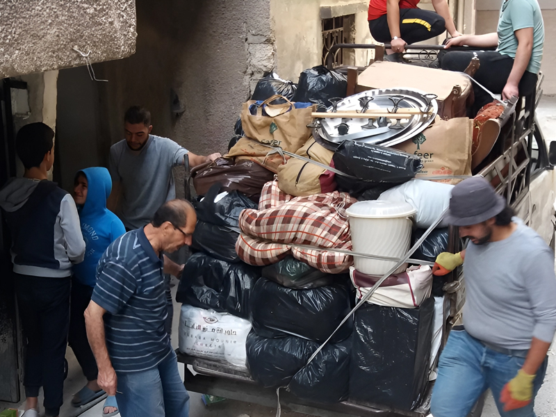 مجموعة العمل.. عام 2023 شهد حركة نشطة في عودة أهالي اليرموك إلى مخيمهم 