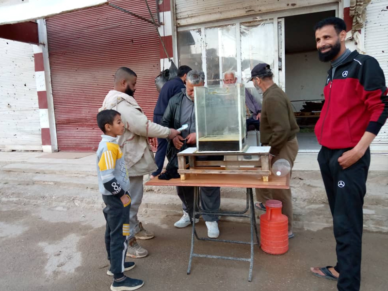 شاهد: من أجواء رمضان في مخيم درعا 