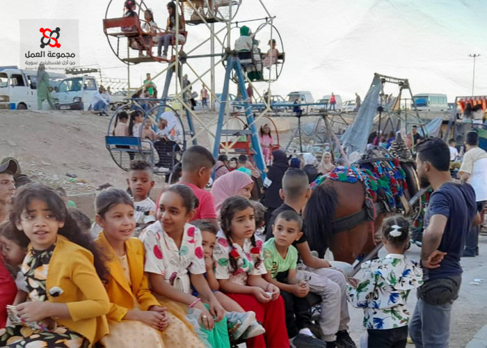 بالصور: أجواء عيد الأضحى في مخيم جرمانا 