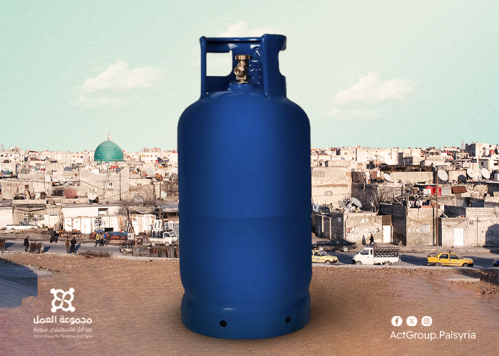 عودة توزيع الغاز في مخيم جرمانا بعد انقطاع دام 9 أشهر