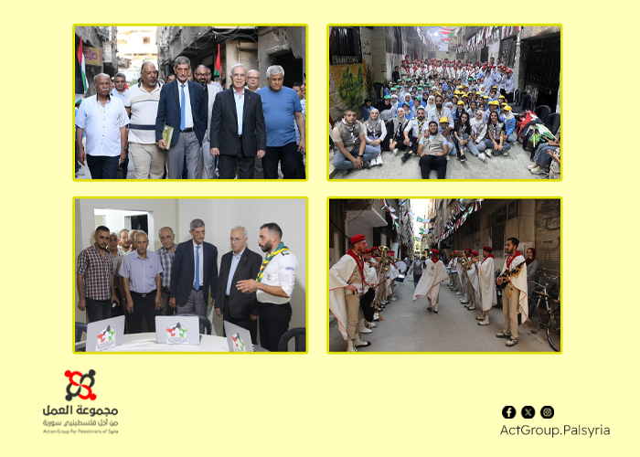 حركة فتح تفتتح مقراً جديداً لنشاطاتها الكشفية في مخيم اليرموك 