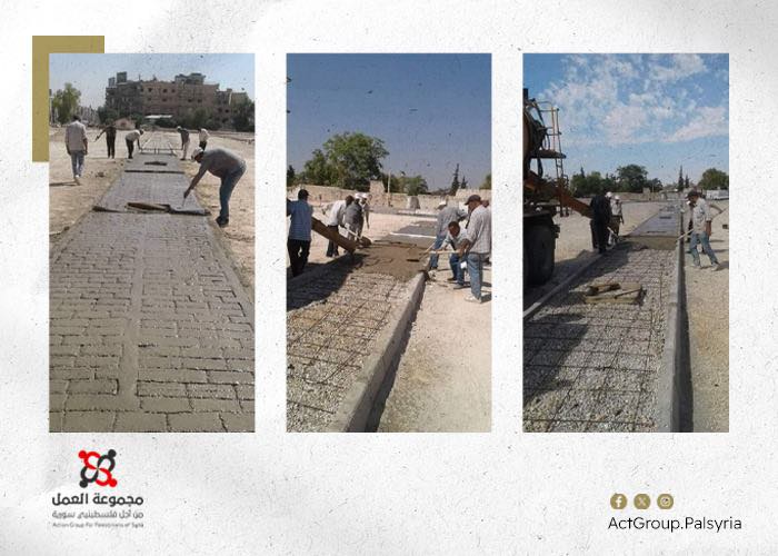 بغضون أسابيع.. تشغيل كراج حافلات الجنوب في مدخل مخيم اليرموك