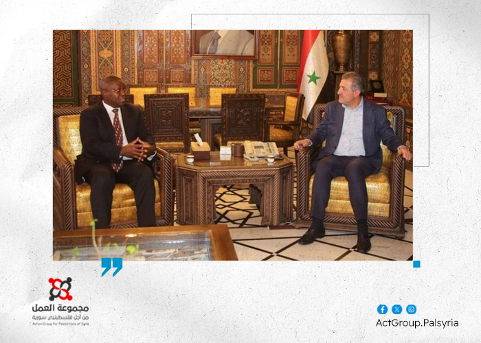 مدير الأونروا يبحث مع محافظ دمشق جهود إعادة تأهيل مخيم اليرموك وتسهيل عودة الأهالي