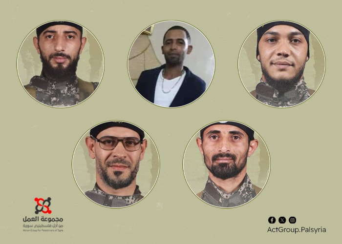 ارتقاء خمسة فلسطينيين سوريين في جنوب لبنان