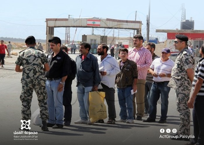 عشرات العائلات الفلسطينية المهجرة في لبنان تعود إلى سورية