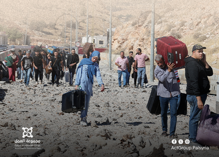 الأونروا.. 300 عائلة فلسطينية انتقلت من لبنان إلى سورية