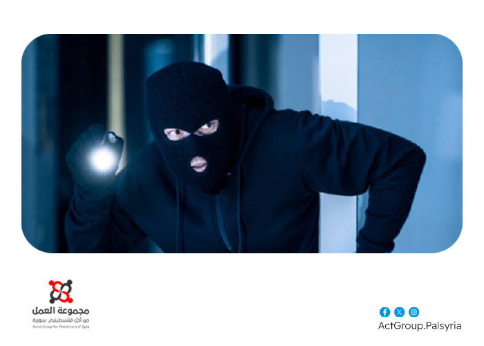 سرقة ثلاثة منازل في مخيم الحسينية والقبض على الفاعل