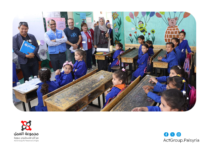 اليونيسف والأونروا تبحثان تعزيز دعم الشباب في مخيم خان الشيح"