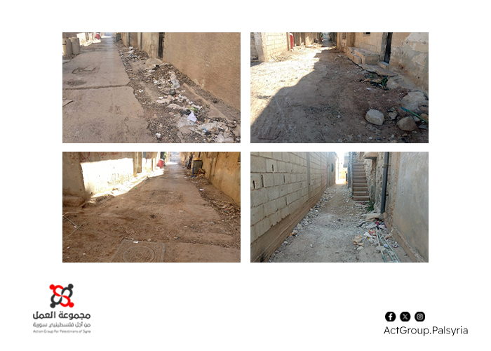 مطالبات بتعبيد شوارع مخيم درعا قُبيل فصل الشتاء