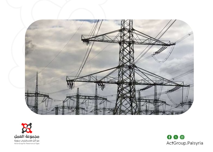 انقطاع أكبال التوتر العالي يهدد حياة الأهالي في مخيم الحسينية