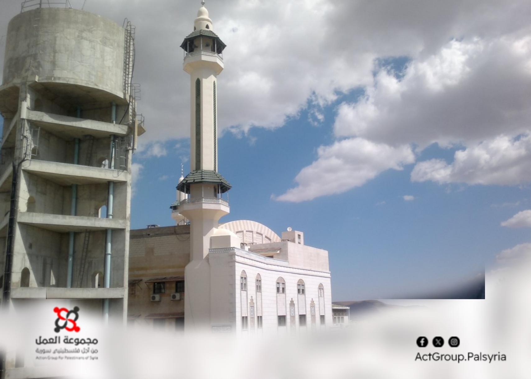 افتتاح عيادات مجانية متكاملة تخدم أهالي مخيم خان الشيح