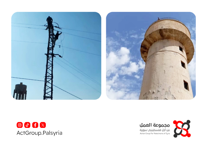 مبادرات جديدة تضمن توفير المياه لأهالي مخيم خان الشيح