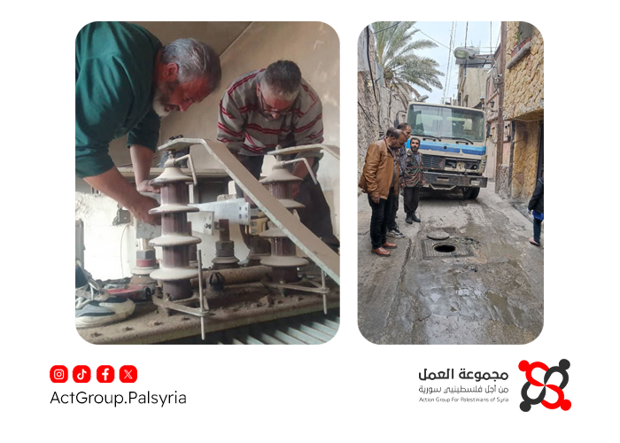 تحسينات في البنى التحتية وعودة التيار الكهربائي إلى مخيم جرمانا بعد 6 أيام من الانقطاع