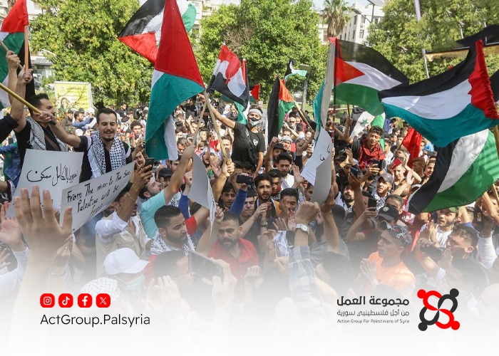 دعماً لغزة... المخيمات الفلسطينية في سوريا تشهد أوسع إضراب وتظاهرات