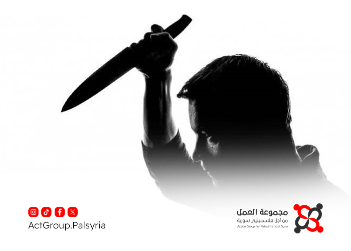 إصابة معلم بطعنات في مخيم النيرب والجاني لاذ بالفرار