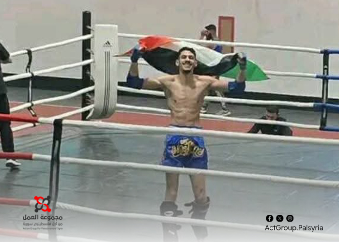 سورية: الفلسطيني محمد يوسف يحصد بطولة الجمهورية في رياضة المواي تاي