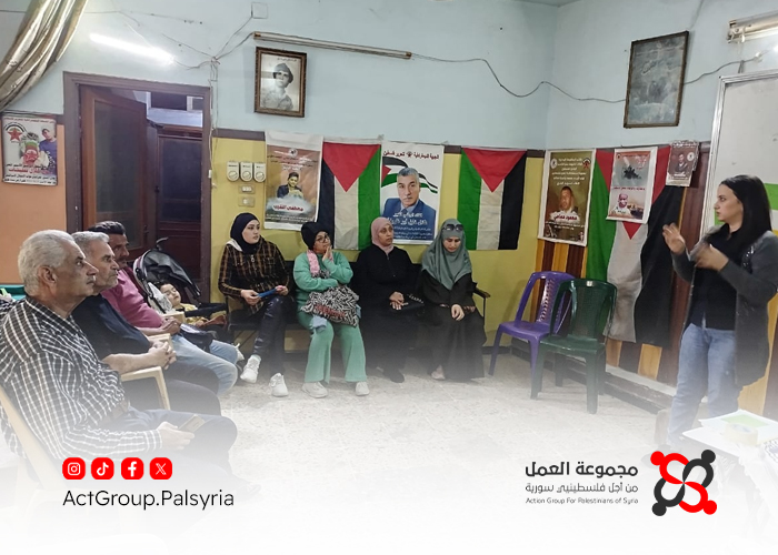 مخيم حماة .محاضرة توعوية عن الطلاق وآثاره النفسية والقانونية