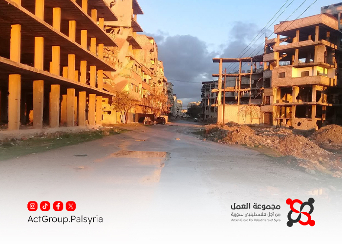 مخيم اليرموك. أكثر من 200 عائلة تستقر مجدداً في حي الزين