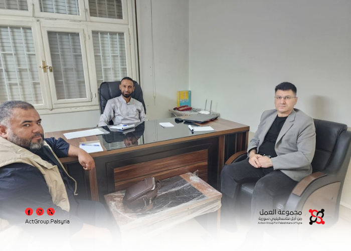 مجموعة العمل تزور مركز الشام للدراسات والتنمية لتعزيز التعاون والدفاع عن الحقوق في