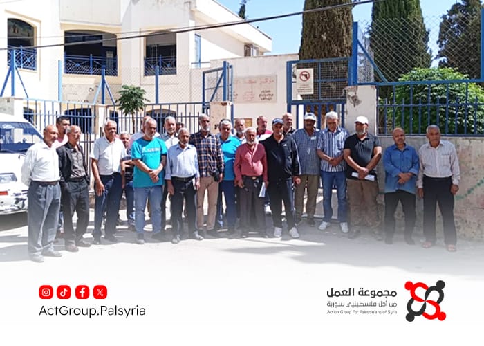 احتجاج في مخيم خان الشيح تطالب الأونروا بدعم صحي ومساعدات نقدية عاجلة