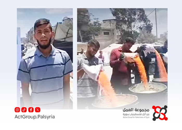 مبادرة إغاثية :"تكية طعام" من مخيم سبينة إلى شمال غزة