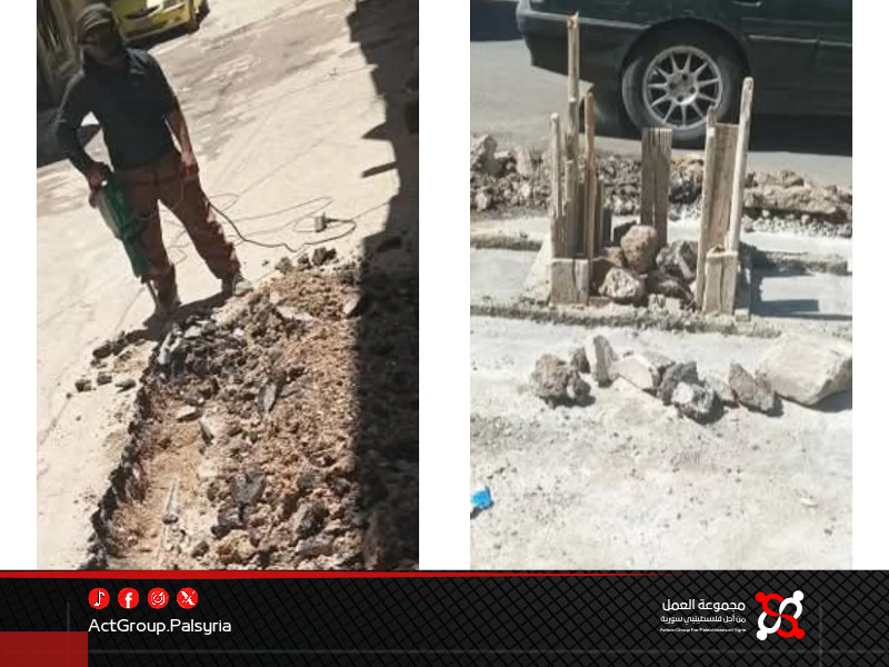 إطلاق مشاريع خدمية جديدة في مخيم سبينة