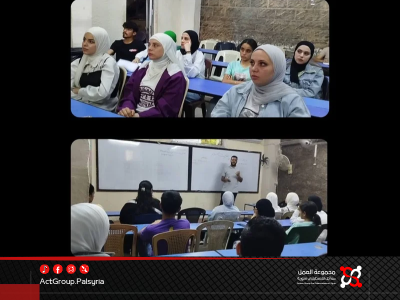 اللاذقية. مجموعة العمل تختتم دورة تدريبية في أساسيات التصوير بمخيم الرمل