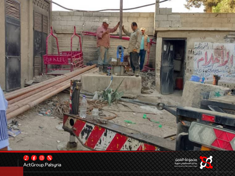 مبادرة مجتمعية تساهم في إعادة تأهيل مضخات المياه في مخيم السيدة زينب