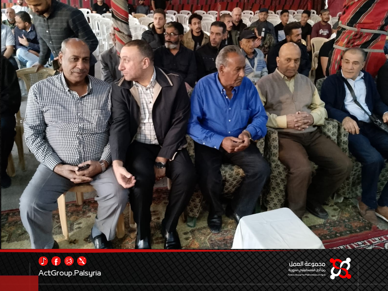 مجالس العزاء في مخيم اليرموك. ملتقى يجمع شمل الأهالي ويحيي ذكريات الغربة