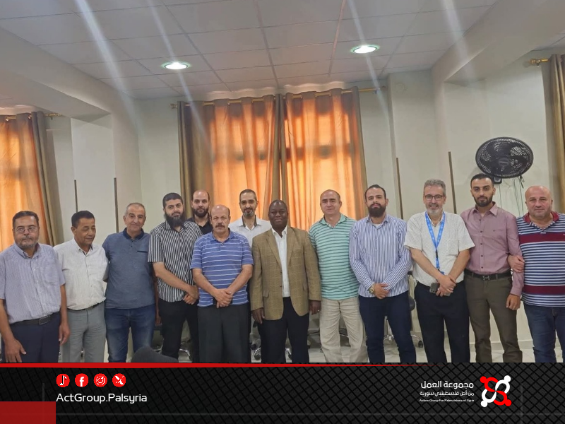 لجنة حي اليرموك والأونروا تناقشان دعم عودة الأهالي