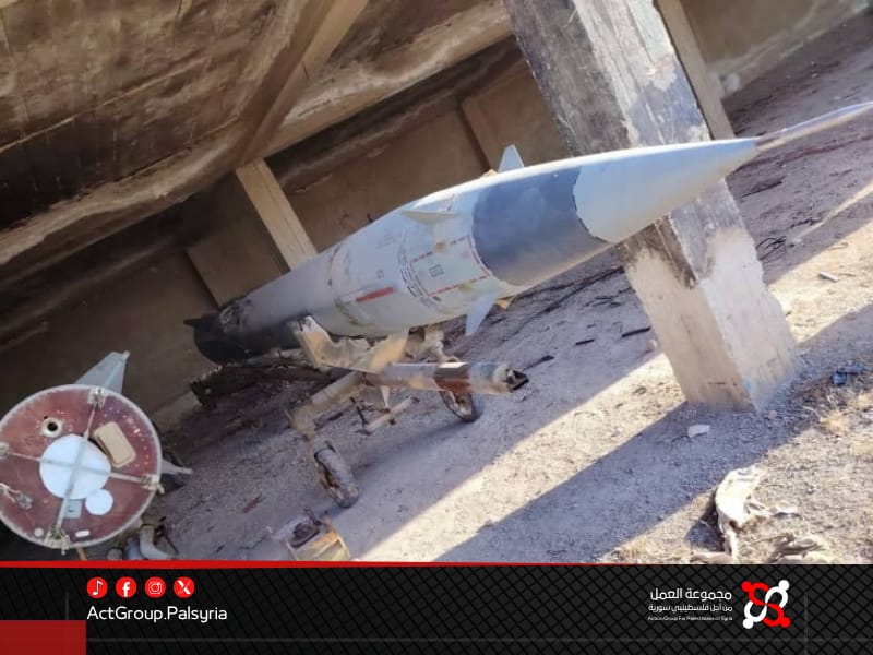 مخيم النيرب. إزالة الصواريخ من "الكتيبة" نهاية لكابوس التهديدات المتفجرة