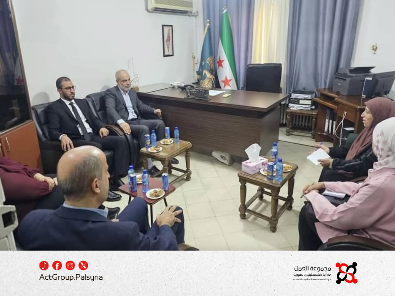 متابعة حكومية لأداء مجلس إدارة الهيئة العامة للاجئين الفلسطينيين