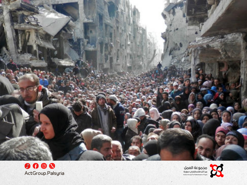 مجموعة العمل .مخيم اليرموك له النسبة الأكبر من الضحايا، بواقع 1596 شخصاً من المخيم وحده