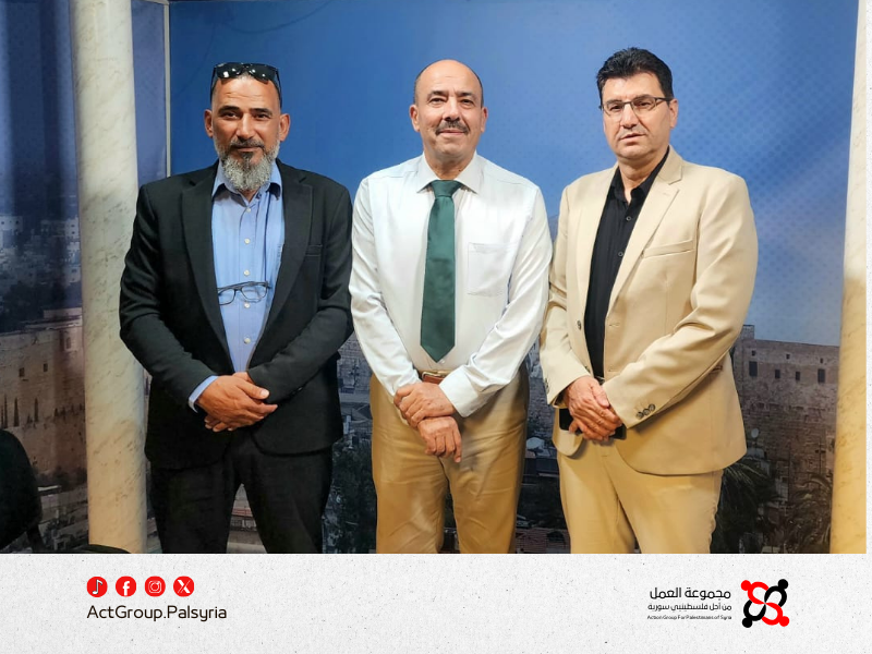 مجموعة العمل تزور قناة فلسطين اليوم  لبحث سبل التعاون الإعلامي