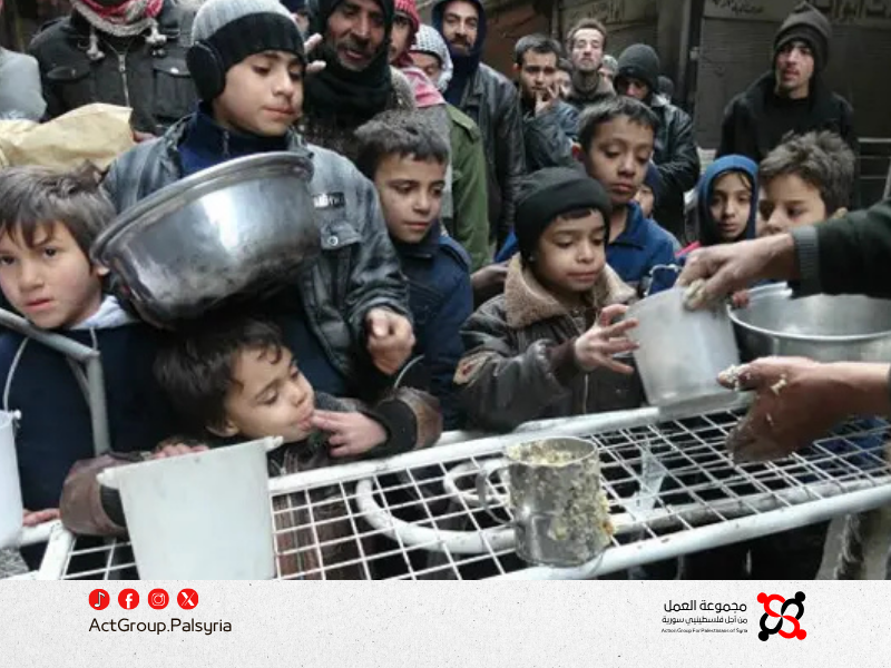 مجموعة العمل. الحصار أودى بحياة  217 فلسطينياً في مخيم اليرموك.