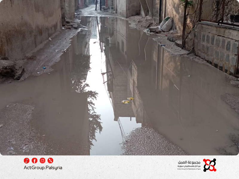 طرقات مخيم الحسينية الطينية: كابوس يتكرر كل شتاء؟!