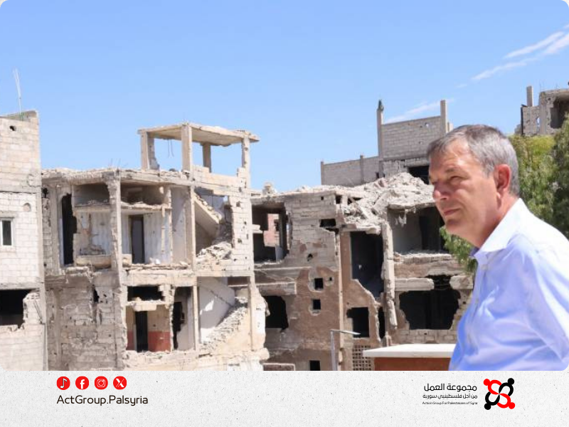 سوريا. مفوض الأونروا: 40% من لاجئي فلسطين ما زالوا نازحين داخلياً