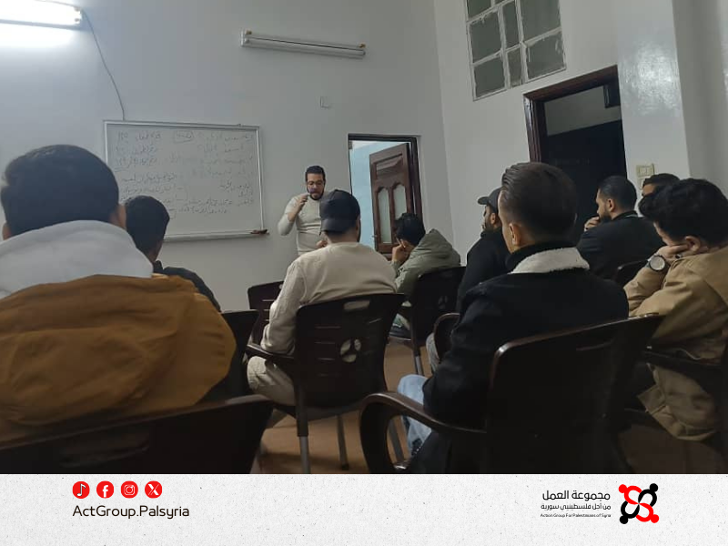 دورة إسعافات أولية بمخيم العائدين بحماة