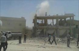 ثلاث إصابات إثر القصف على مخيم خان الشيح، والرشاشات الثقيلة تستهدف خزانات المياه فيه