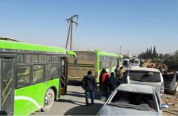 بدء تنفيذ بنود اتفاق تسوية خروج مقاتلي المعارضة من خان الشيح إلى إدلب 